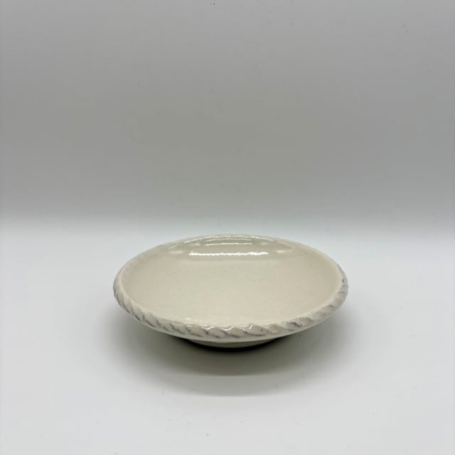 高橋あい 3.5寸深皿 白