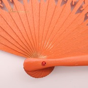 フラメンコ 小物 Abanico Español 33cm アバニコ オレンジ系 ホワイト系 レース 扇子 せんす 白 柄 模様 小道具 ダンス小物 華やか 練習 レッスン 舞台 発表会 イベント ダンス ステージ フラメンコ小物 明るい 鮮やか おしゃれ