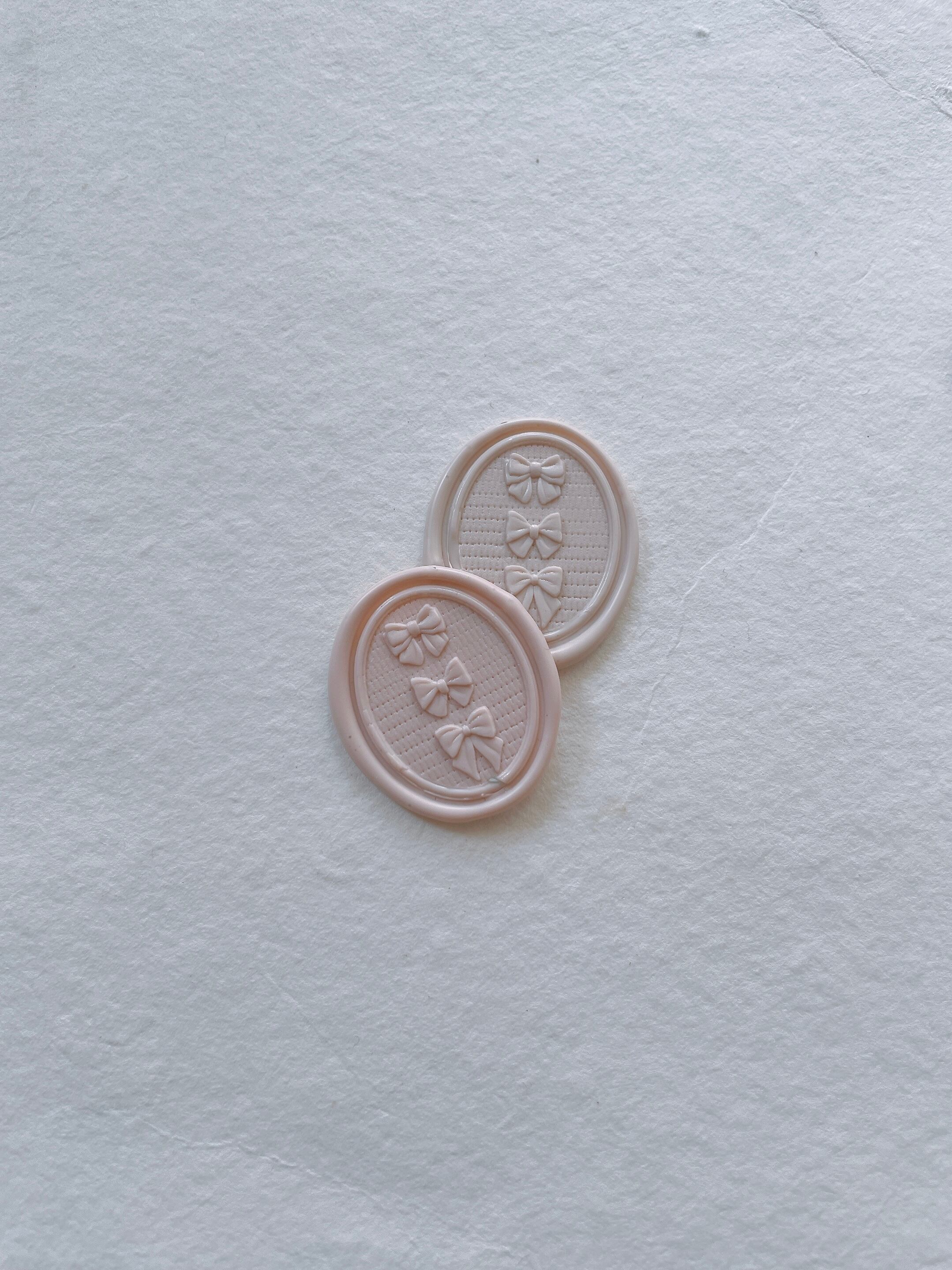 Wax Stamp- OVAL RIBBON／スタンプヘッド