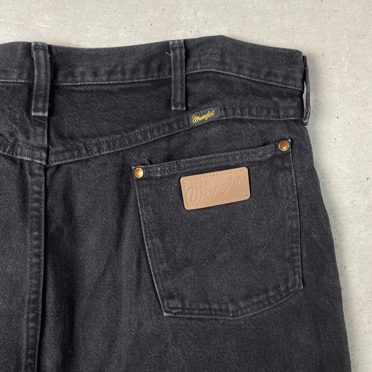 90年代 USA製 Wrangler ラングラー ブラックデニムパンツ メンズ W40 