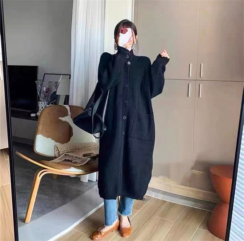 トップス カーディガン レディース ロング 長袖 ハイネック フェミニン ストリート 前開き ニット かわいい 大人可愛い きれいめ シンプル カジュアル おしゃれ かっこいい ラフ ガーリー ルーズ ラブリー キュート ベーシック ナチュラル 無地 秋 冬 デート お出かけ アウトドア 公園 女子会 休日 高原 ガーデン ショッピング カフェ 重ね着 コーデ 楽ちん 暖かい 防寒 体型カバー 普段使い 着回し レイヤード トレンド 流行 インスタ映え 定番 フリーサイズ 黒 ブラック グレー ベージュ