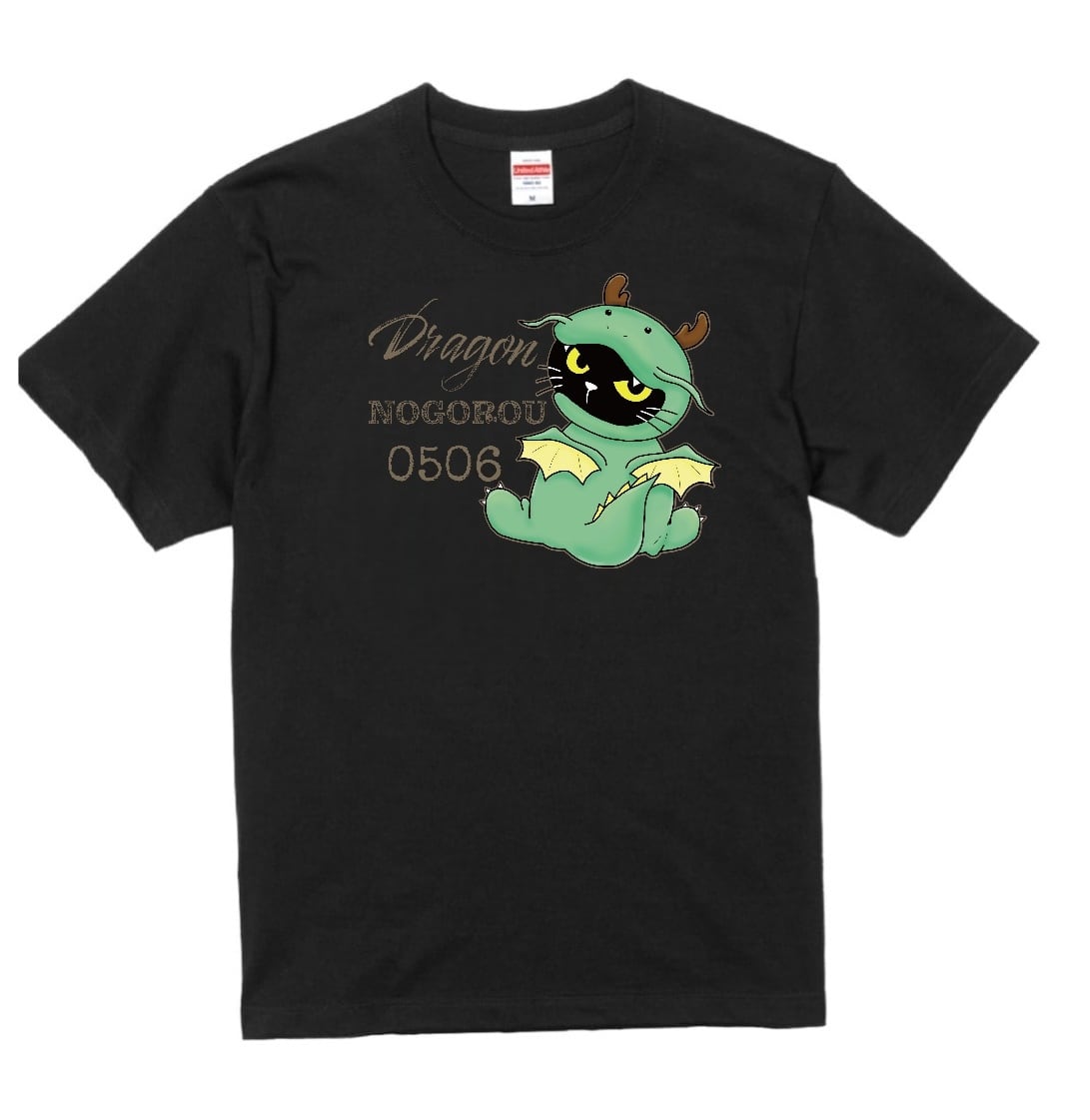 サイズ展開 S〜4L 辰ノゴロー Tシャツ ブラック