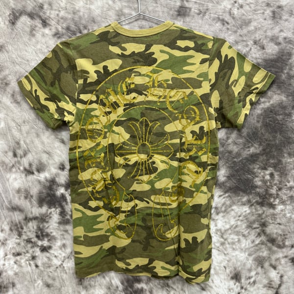 CHROME HEARTS/クロムハーツ CHクロス スクロールラベル カモ柄/迷彩