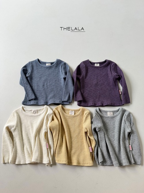 thelala［取寄］zonzon rib tee 26autumn  쫀쫀골지T