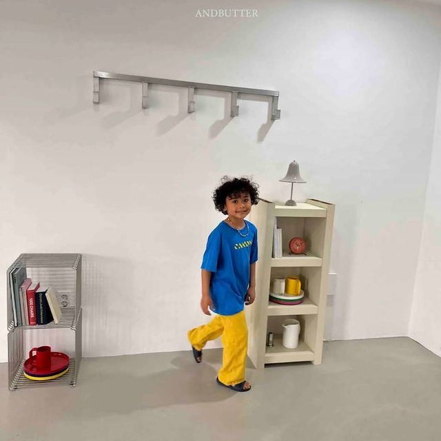 《送料無料》リネンデイリーパンツ：kids【ANDBUTTER】※お取り寄せ