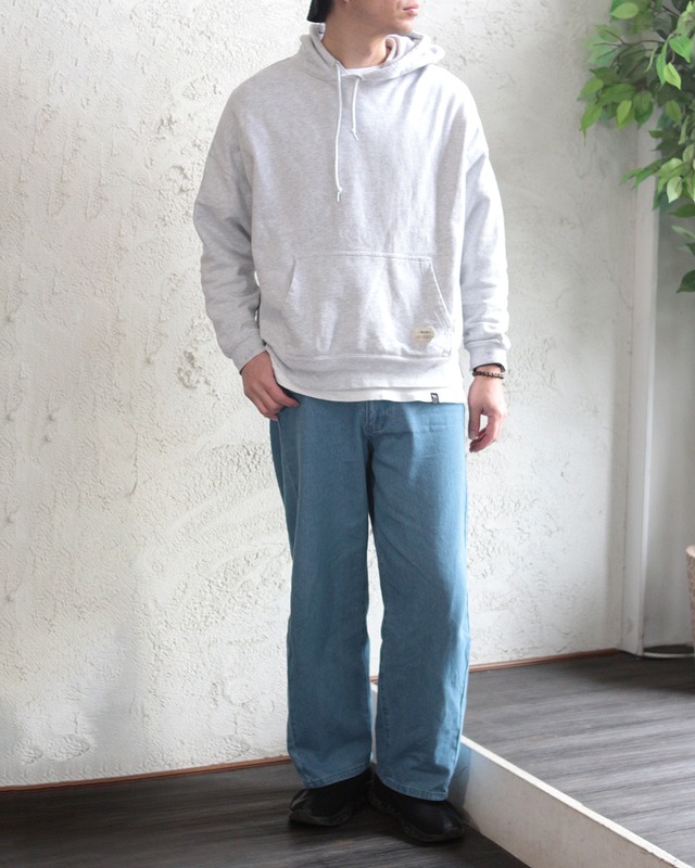 【Select】9.5oz デニムバレルレッグジーンズ　(260201)
