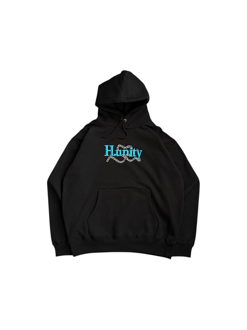 H.unity chain hoodie blue (black)