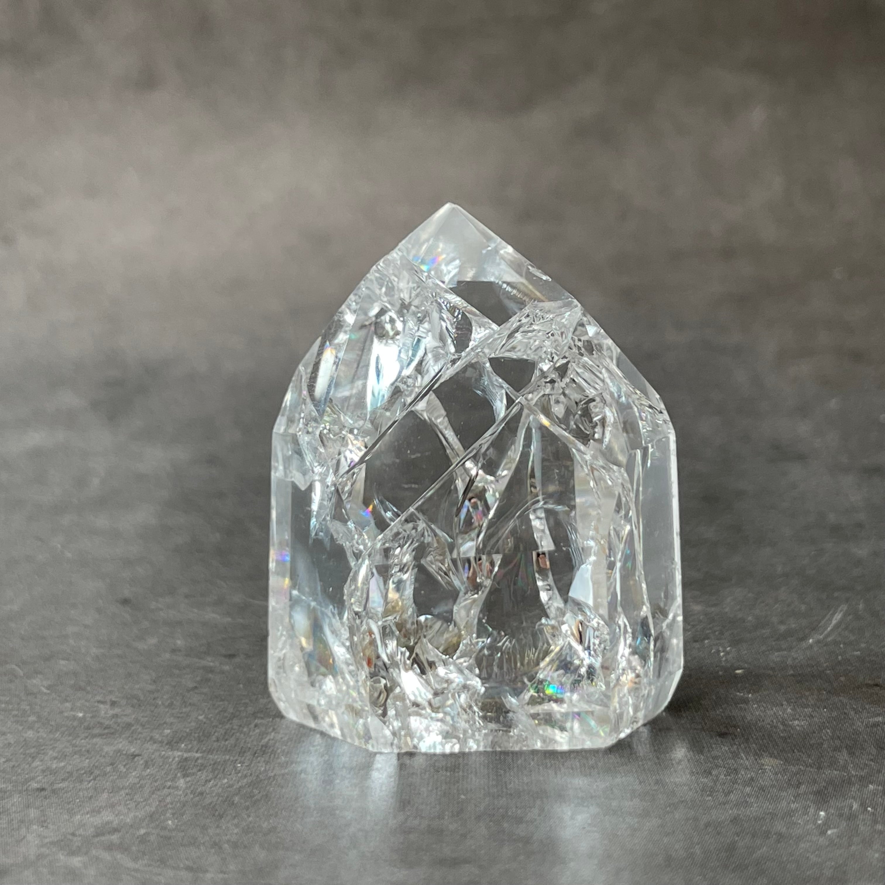 ブラジル ミナスジェライス州産♦︎cracked quartz クラックドクォーツ|point ポイント|天然石 パワーストーン 鉱物 gem stone