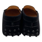 TODS トッズ スエード レザー ローファー ドライビングシューズ 35 1/2 (約22.5~23.0cm) /ブラック/箱付き