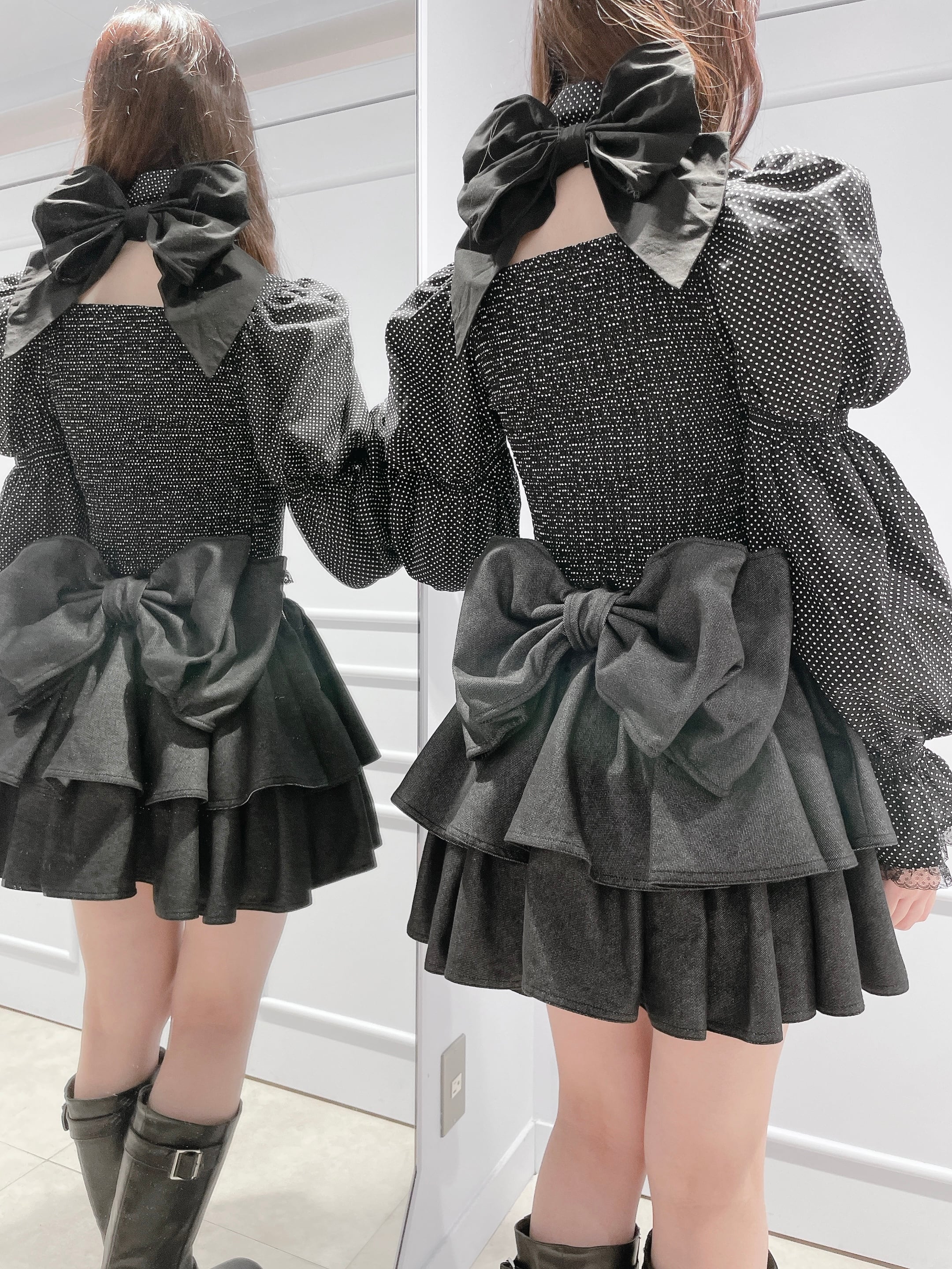 Starry⭐︎フリルデニムミニスカート | lilLilly official webstore