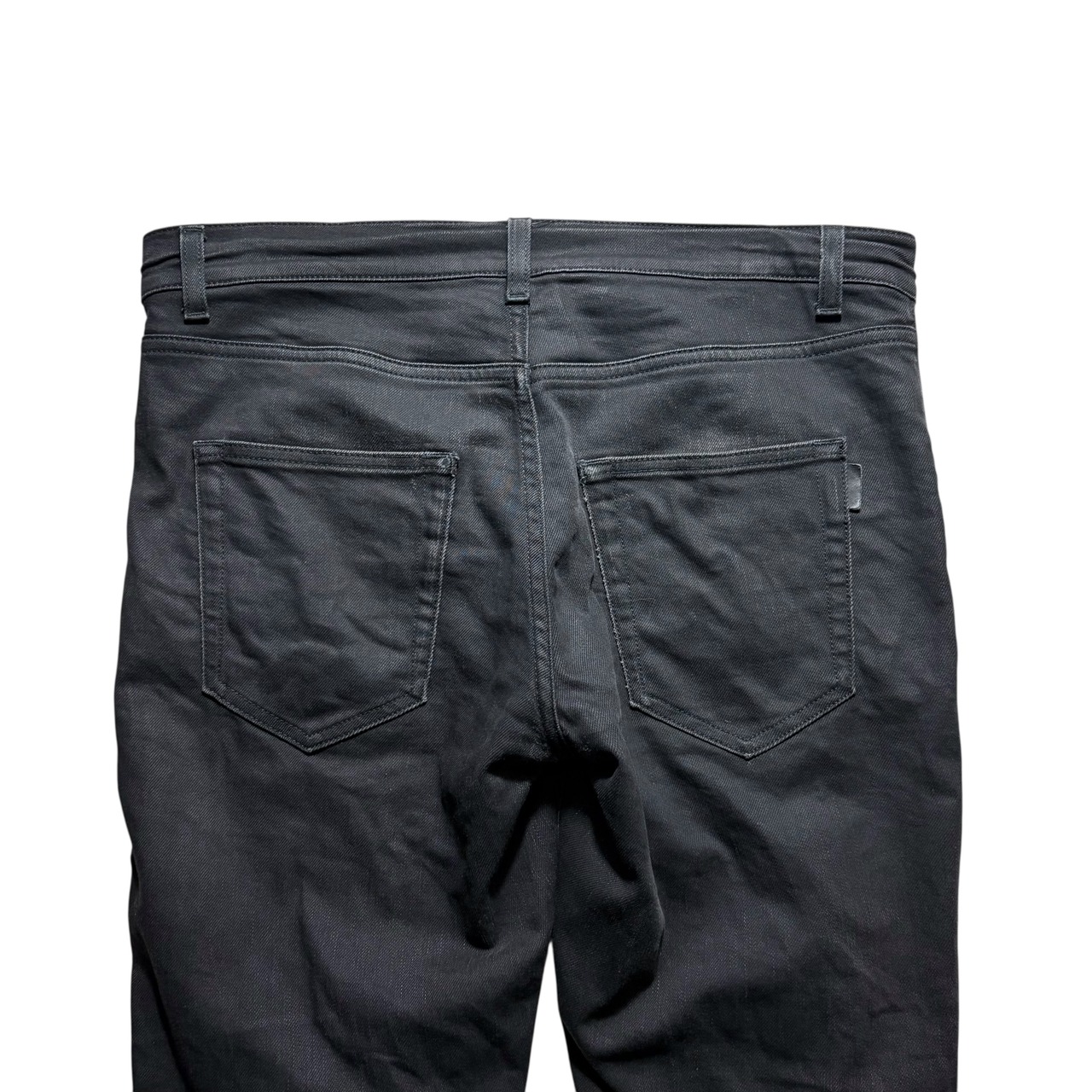 SAINT LAURENT PARIS black denim skinny pants