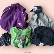 PEPPER 26/SP(Mom) Mew Mew collared T-shirt