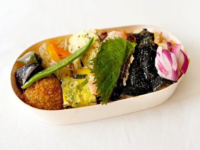 夏のお弁当5種セット【無添加、無農薬米、有機・特別栽培野菜】