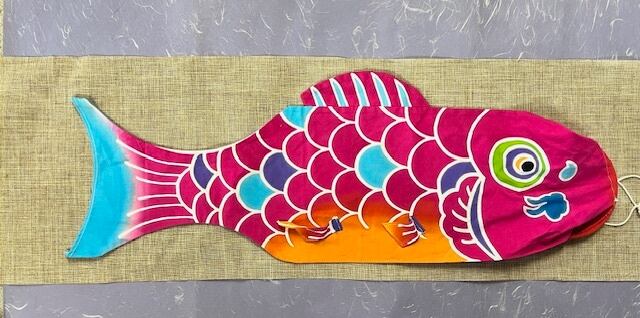 室内用ちいさい鯉のぼり（赤） | よしだはたてん