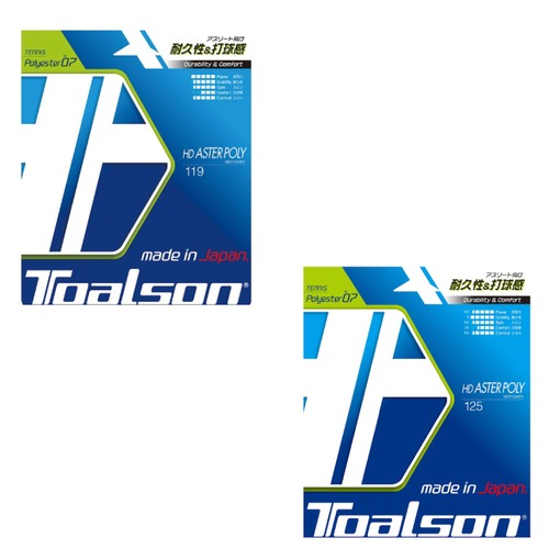 【TOALSON】ASTER POLY ブラック