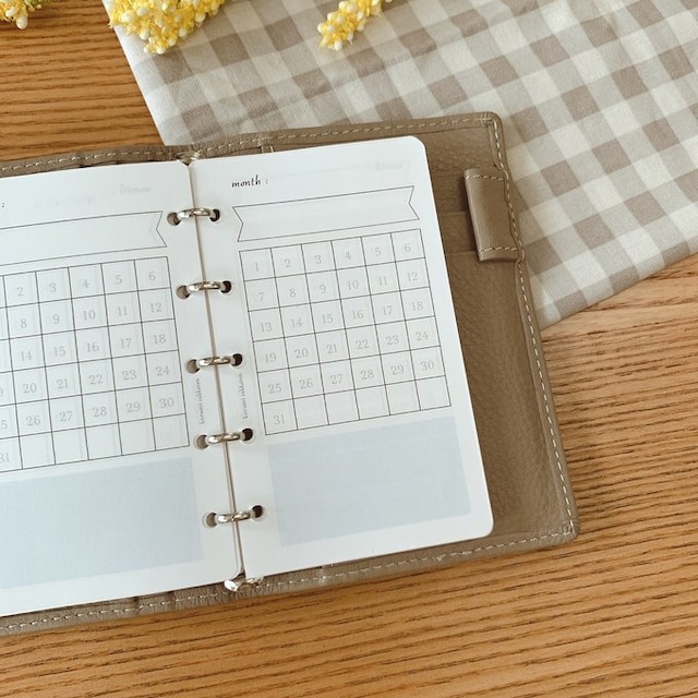 マイクロ5サイズ/ハビットトラッカーリフィル