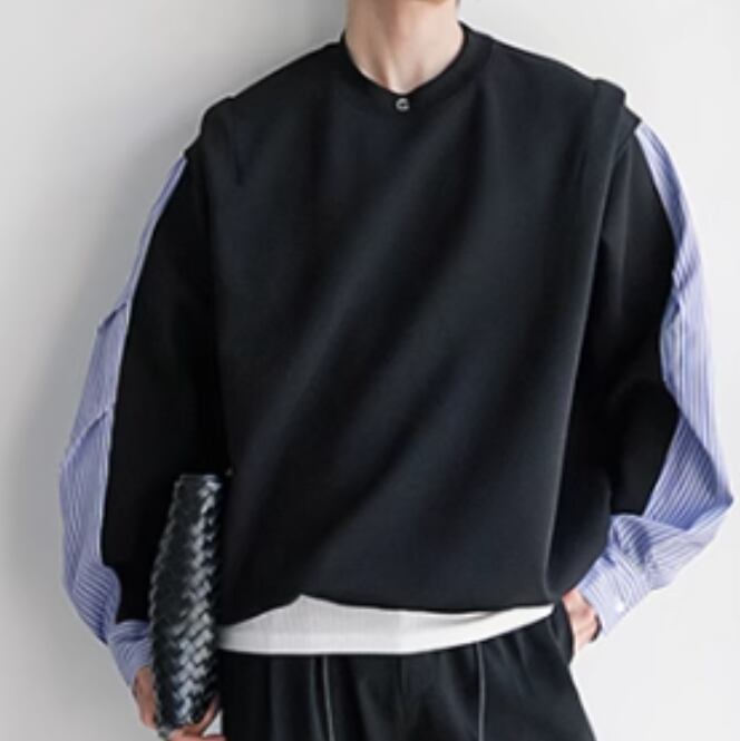 Songpin Shoulder Design Long Sleeve Clothes (MT1030)