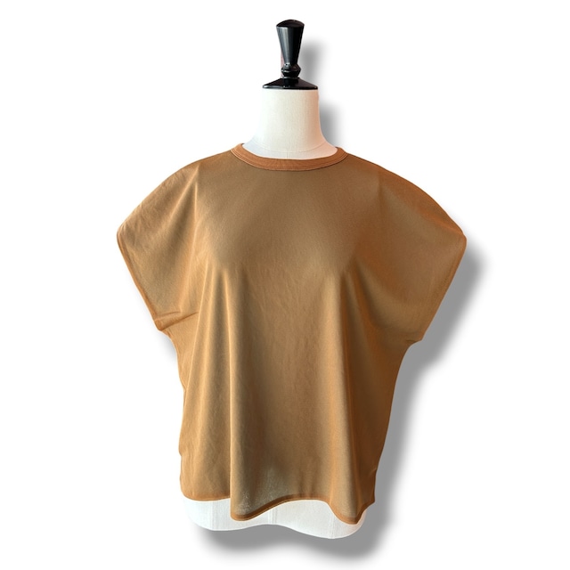 RIVERSIBLE DOLMAN TOP-Teracotta【Vincent et Mireille】リバーシブルドルマントップ　ヴァンソンミレイユ