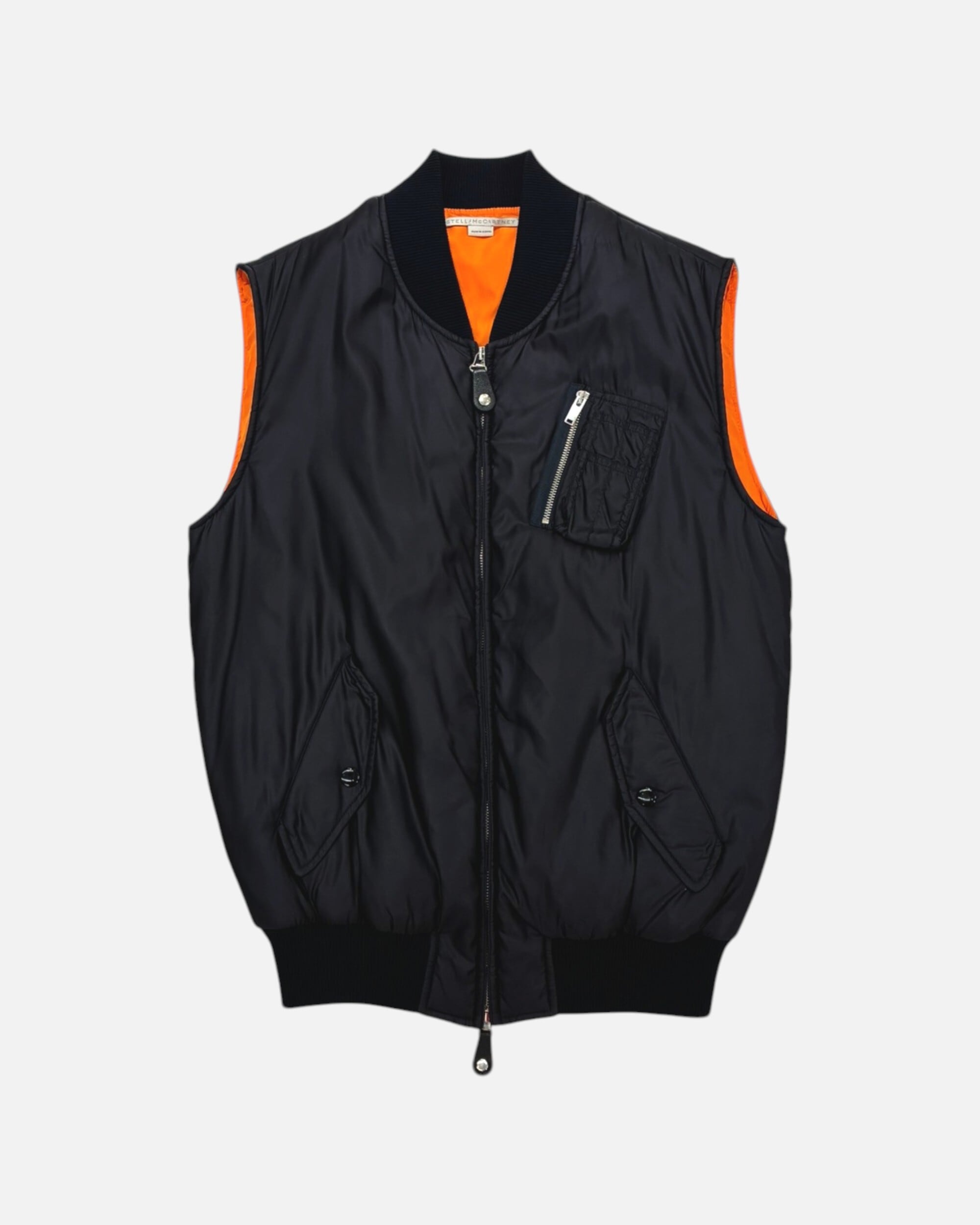 STELLA McCARTNEY sleeveless bomber jacket
