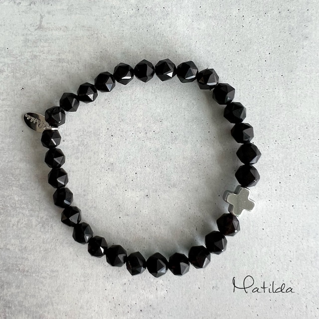 【再販】Morion bracelet（クロス）