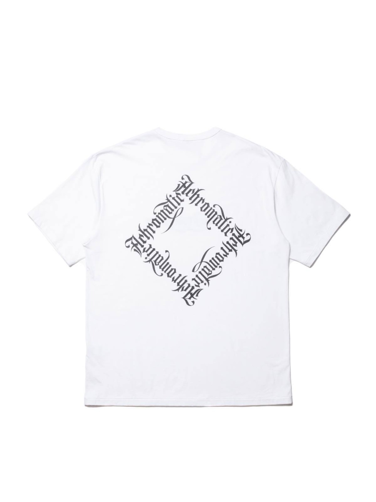 Print S/S Tee (ACHROMATIC) -White-