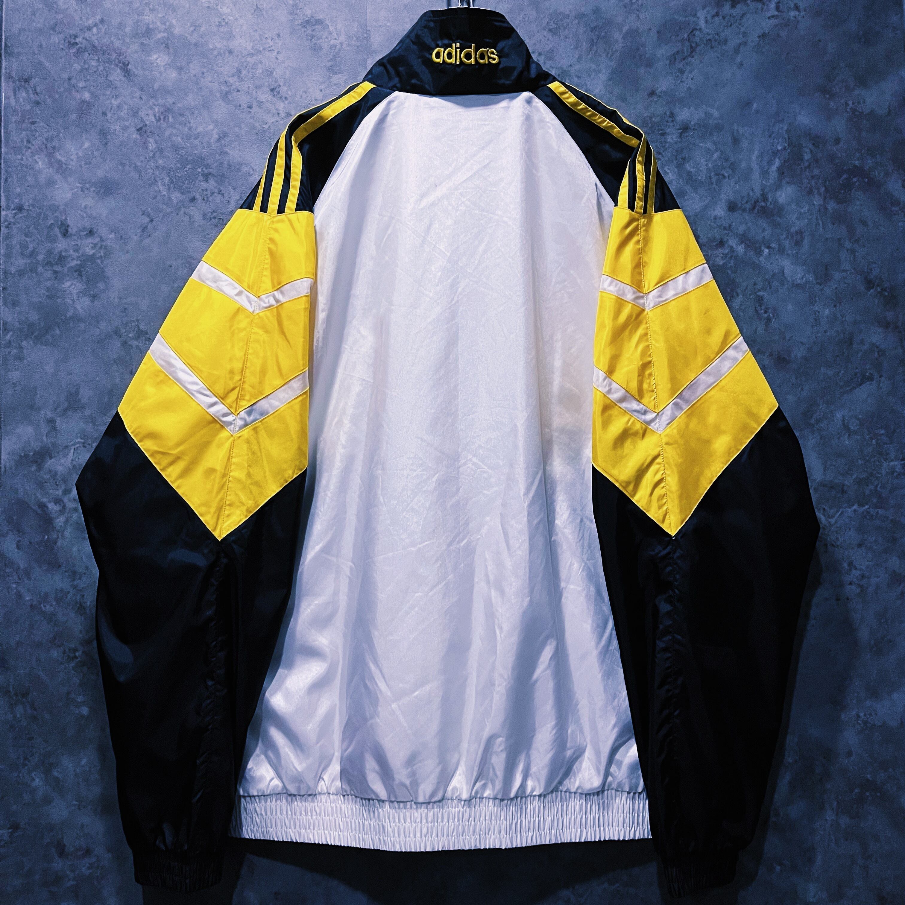 未使用タグ付き　シェアースピリット　初期？　Y2K アーカイブ　平成　90s doppio】90's vintage “adidas” switching color design Nylon track