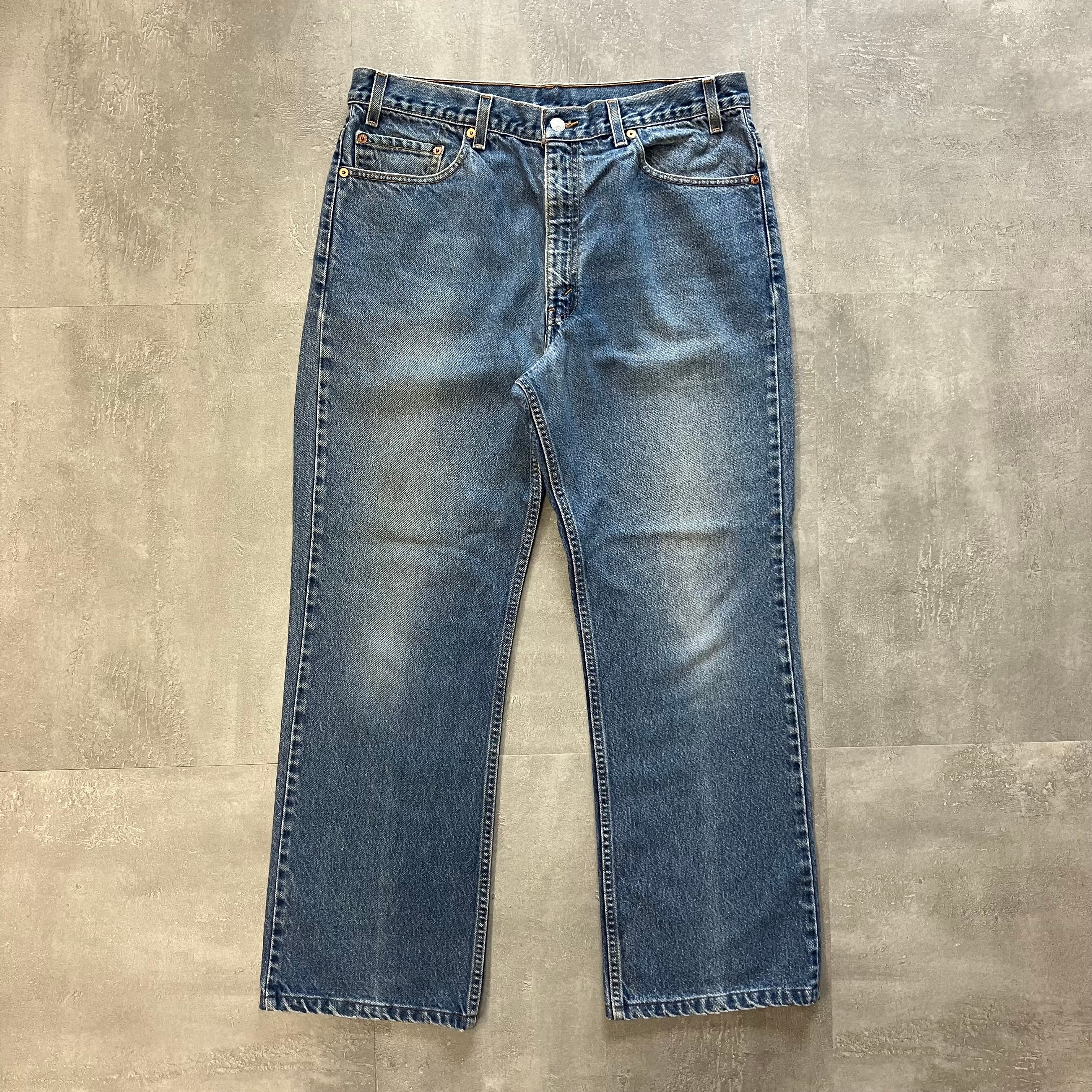 《実寸w35l28》levis517 01年製 usa製 ブーツカット フレアデニム No.1391