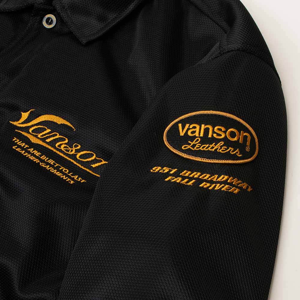 TVS2605S メッシュワークシャツ | vansonleathers