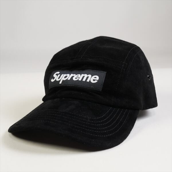 Supreme SUEDE CAMP CAP BLACK