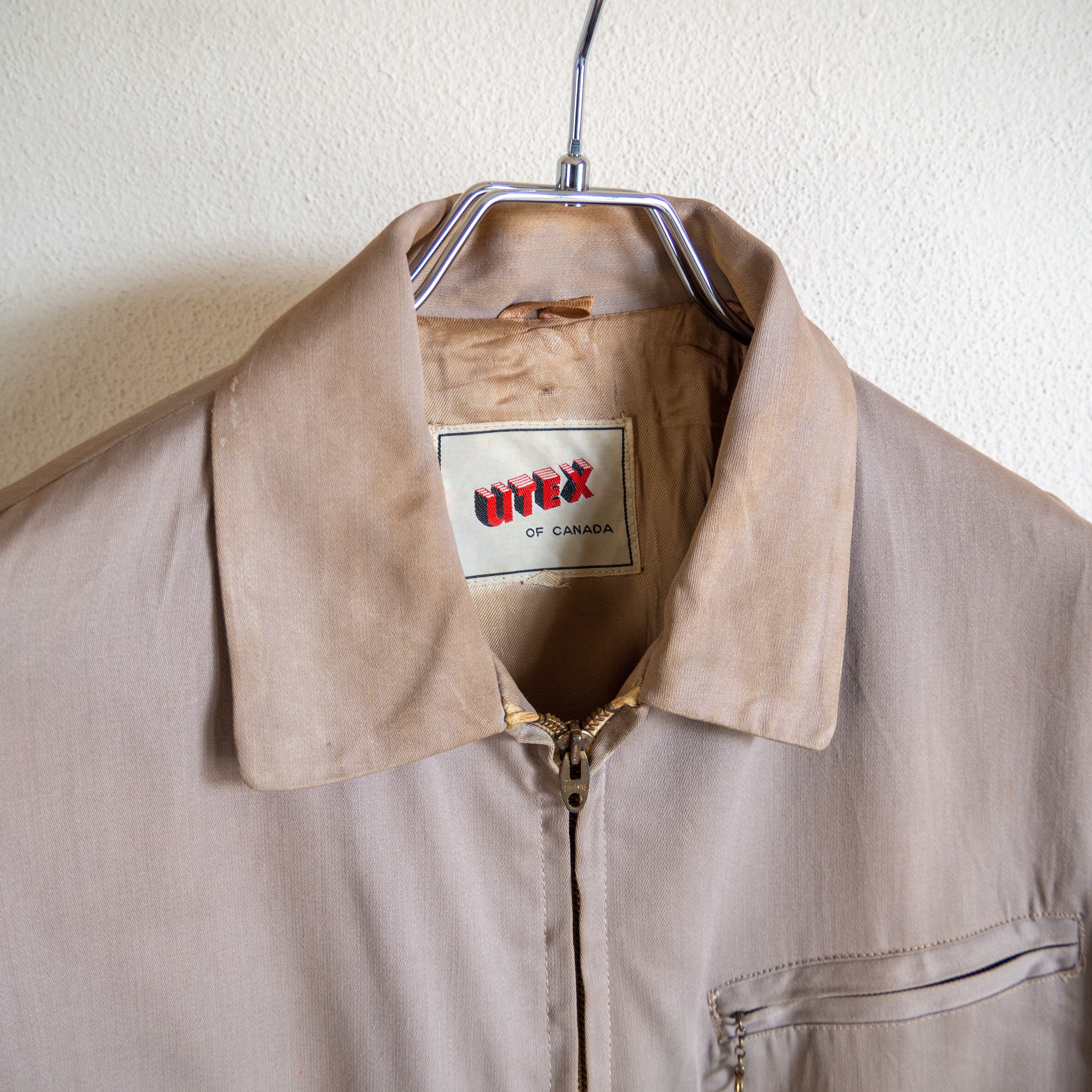 1960s Canadian Rayon Gabardine Jacket | 'bout 1960s Canadian Rayon Gabardine Jacket | 'bout