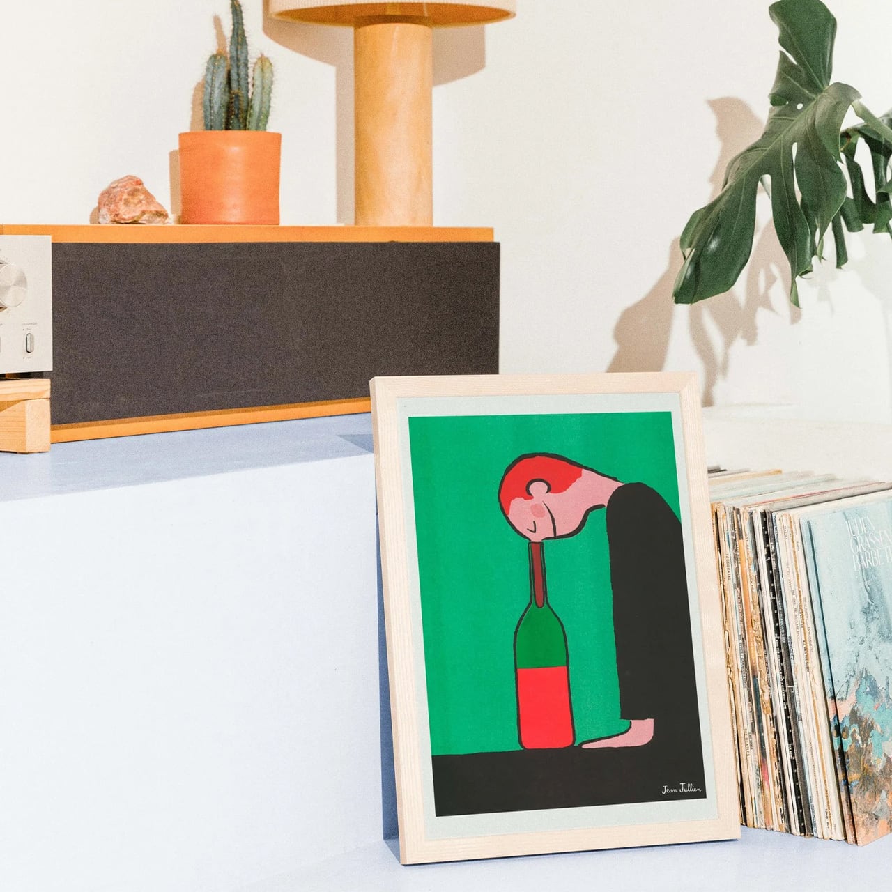 KIBLIND Atelier Jean Jullien - Bottle A3 (297×420mm) Art Print