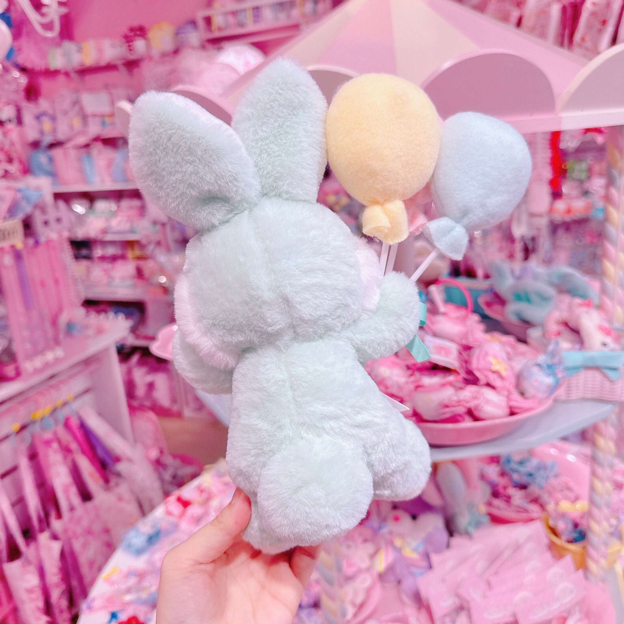 【あにあーる】バルーンうさぎぬいぐるみ（ミント）