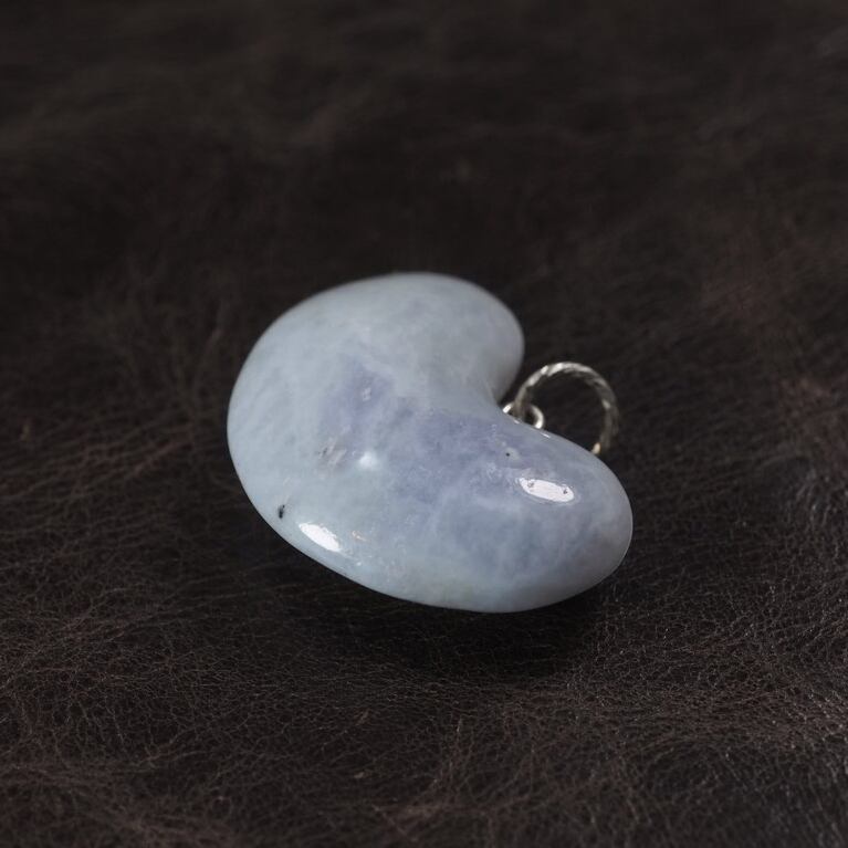 糸魚川翡翠 ラベンダー翡翠 ハート型ペンダントトップ 6.2g lavender Jadeite drop pendant top | URUWA  工房 うるわ powered by BASE