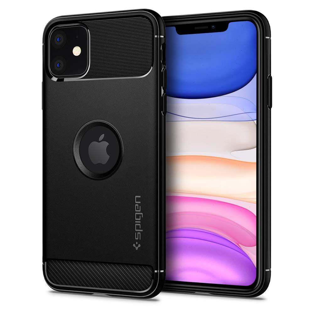 Spigen iPhone11ケース 耐衝撃 米軍MIL規格取得 TPU さらさら 衝撃吸収