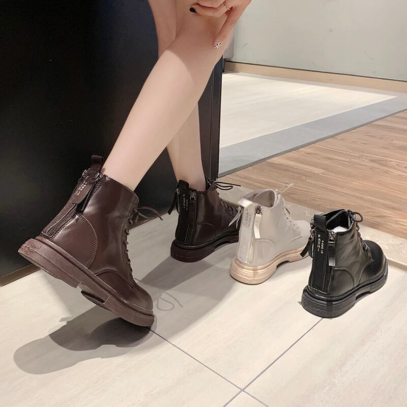 ブーツオータムウィンターレッドスタイルベルベットショート 靴 シューズ 秋物 冬物 部族の婦人靴26016298130