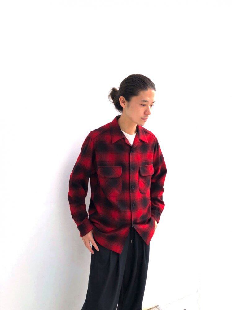トップス 50S PENDLETON SHADOW CHECK WOOL SHIRT Pendleton [PENDLETON] Vintage Shadow Check Wool Shirt [1970s