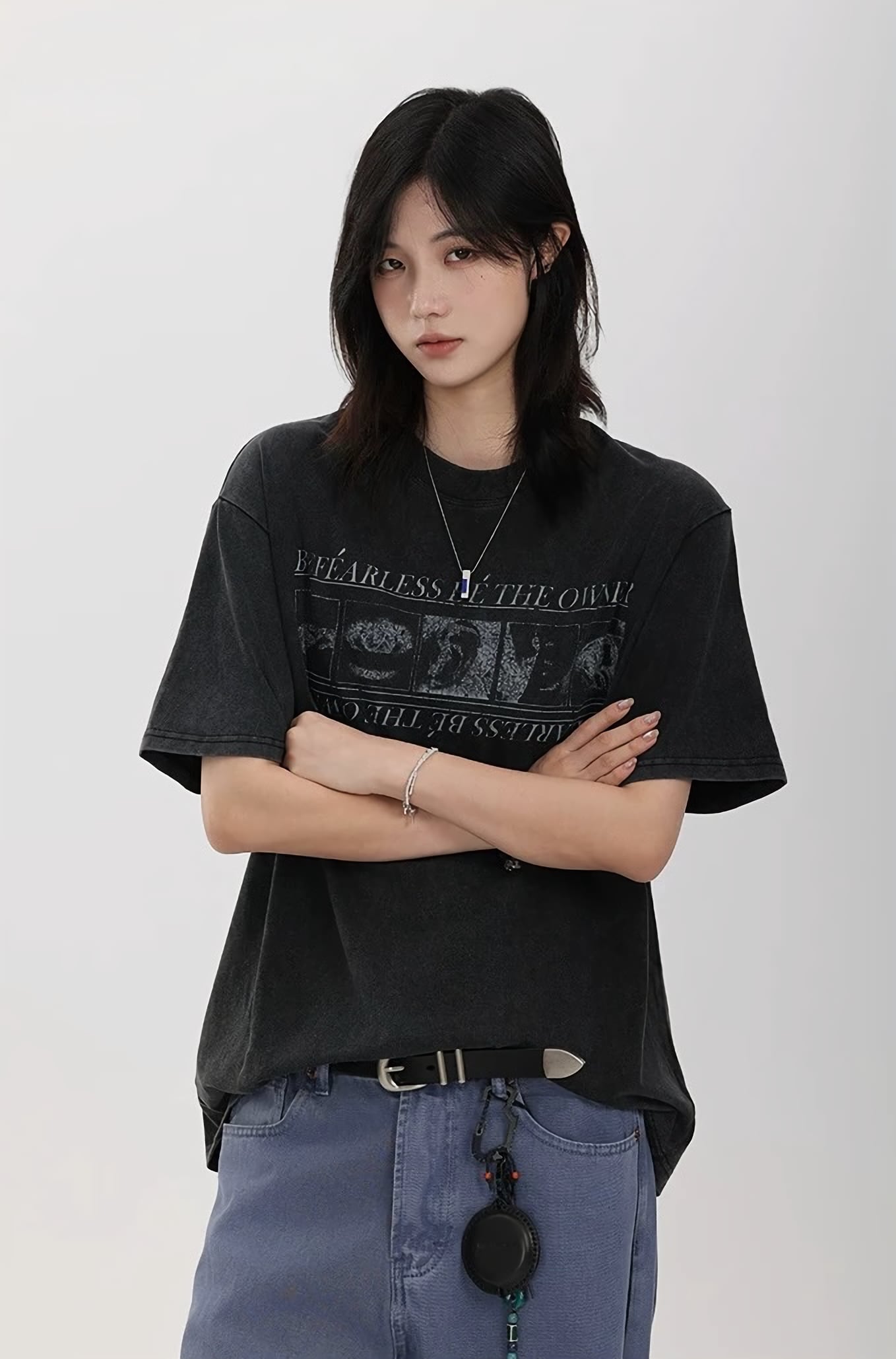 レトロフォトプリントTシャツ / Retro Photo Print T-shirt