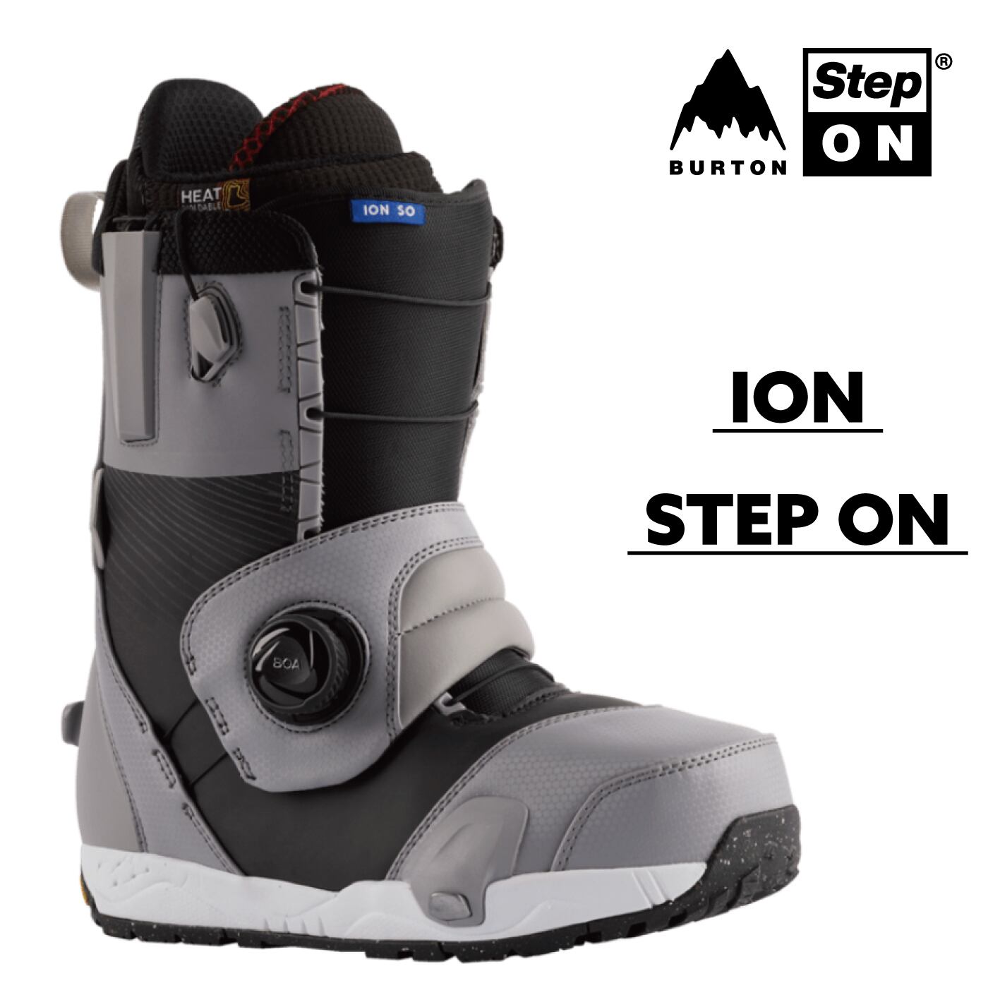 22 23 Burton Step On Ion Step On スノーボード ブーツ Boots バートン アイオンステップオン スピードゾーン スピードレース クイックレース Boa ボア ダイアル式 ダイヤル式 カービング テクニカル グラトリ パーク パウダー 地形遊び パーク メンズ レディース