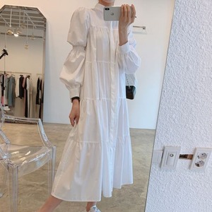 Tiered dress in 2 colors S1344