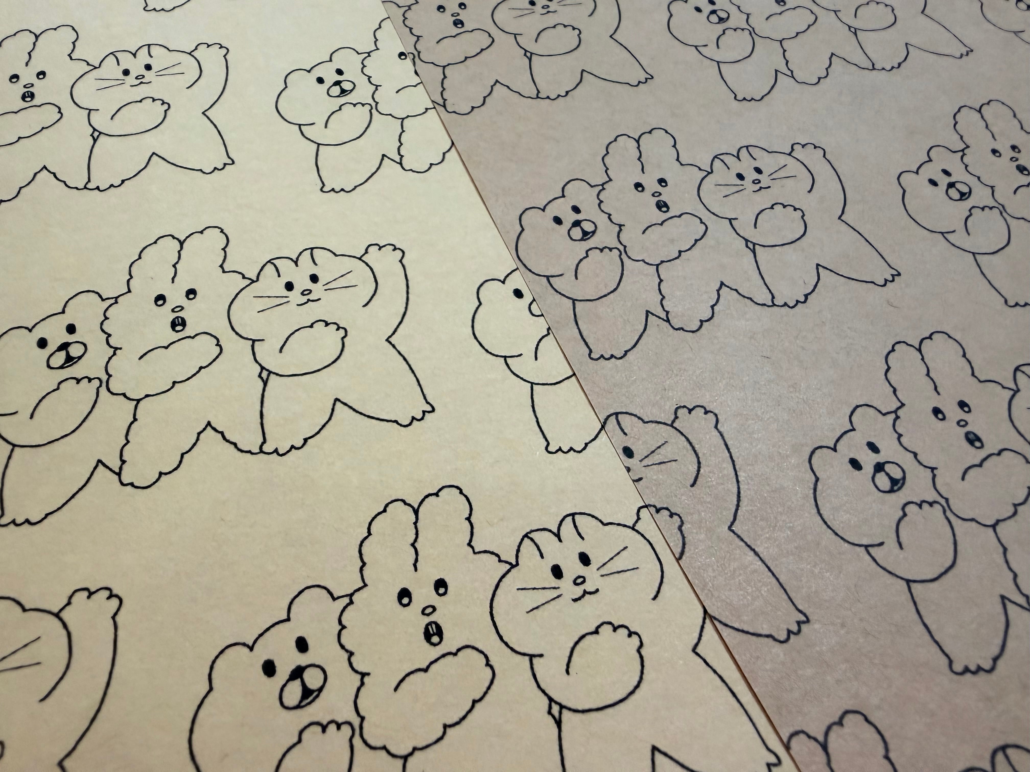 BB BEAR PAPER _ クラフトセット2