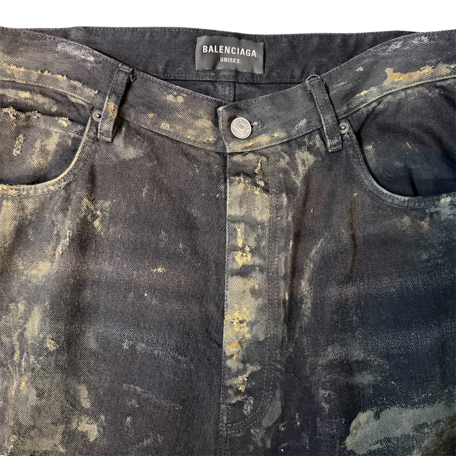BALENCIAGA 23SS Super Destroyed Baggy Pants