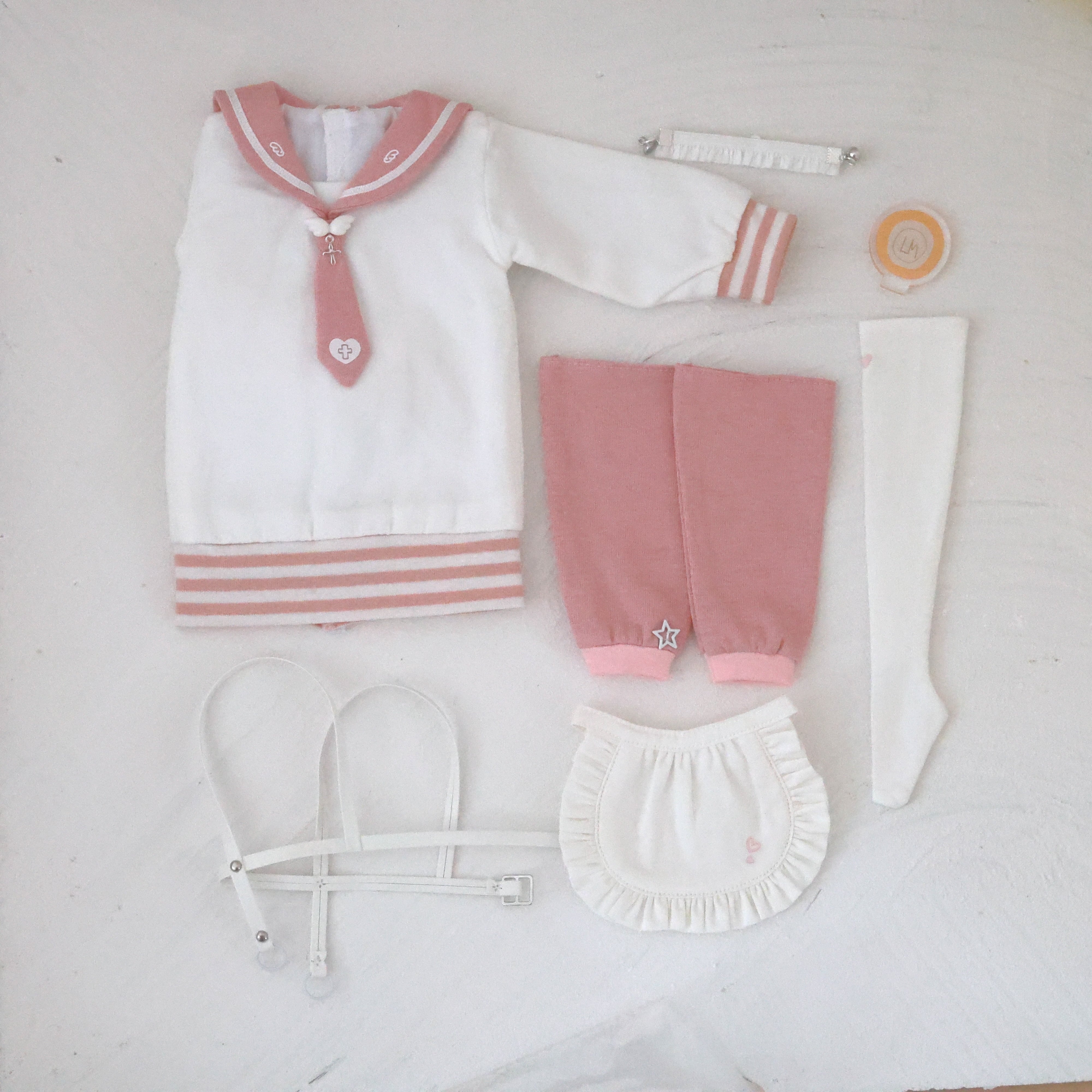1/4BJD 天使界隈 サブカル セーラー風 ナース メイド ドール服