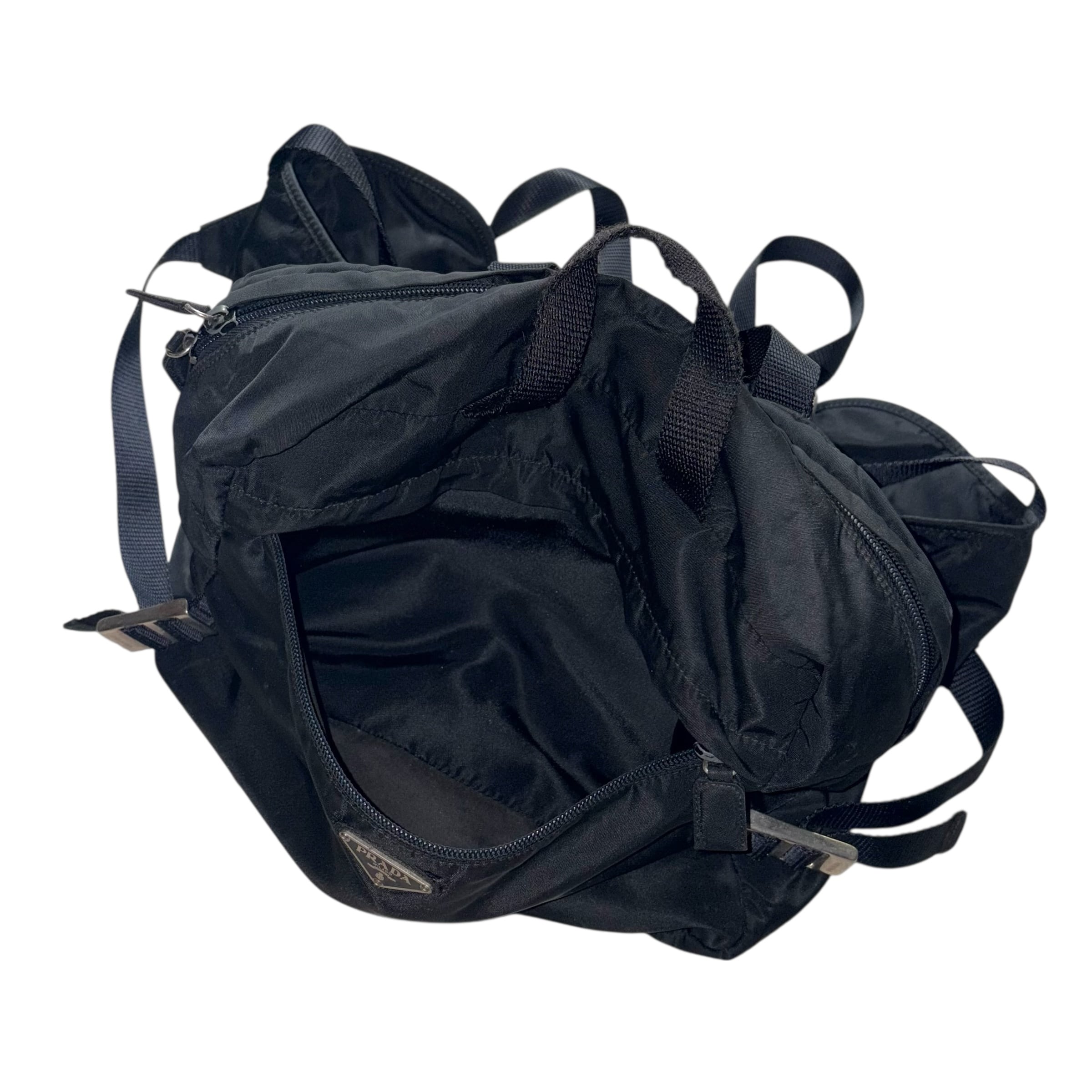 PRADA black nylon 3way bag | NOIR ONLINE