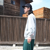 KUON / GANKO別注 Sashiko Sweatshirt style1