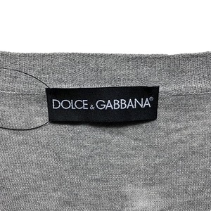 DOLCE&GABBANA “in-side-out” design cashmere blend cardigan