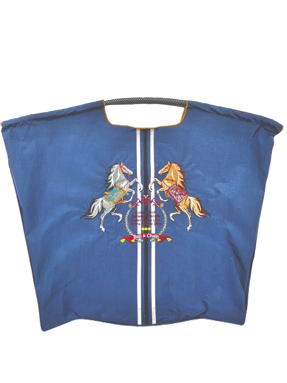 Ball&Chain ショッピングバッグ L size【TWO HORSES】