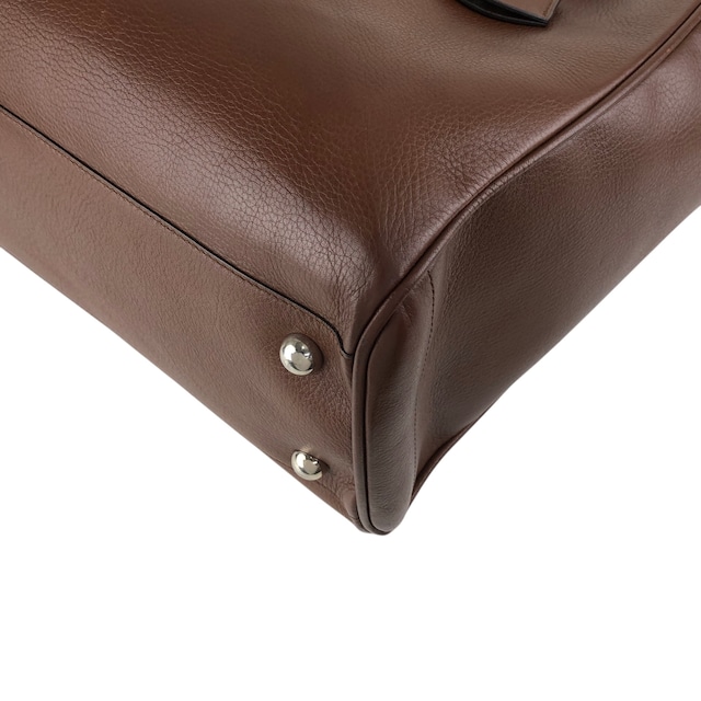 LOEWE ロエベ ヘリテージ トートバッグ ブラウン レザー vintage ヴィンテージ オールド 6rmryp