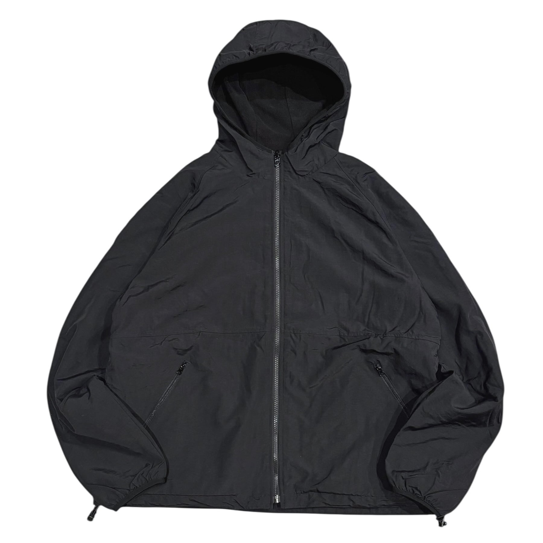 BEIMAR Reversible Micro Fleece Hooded Jacket - Black / ビーマー
