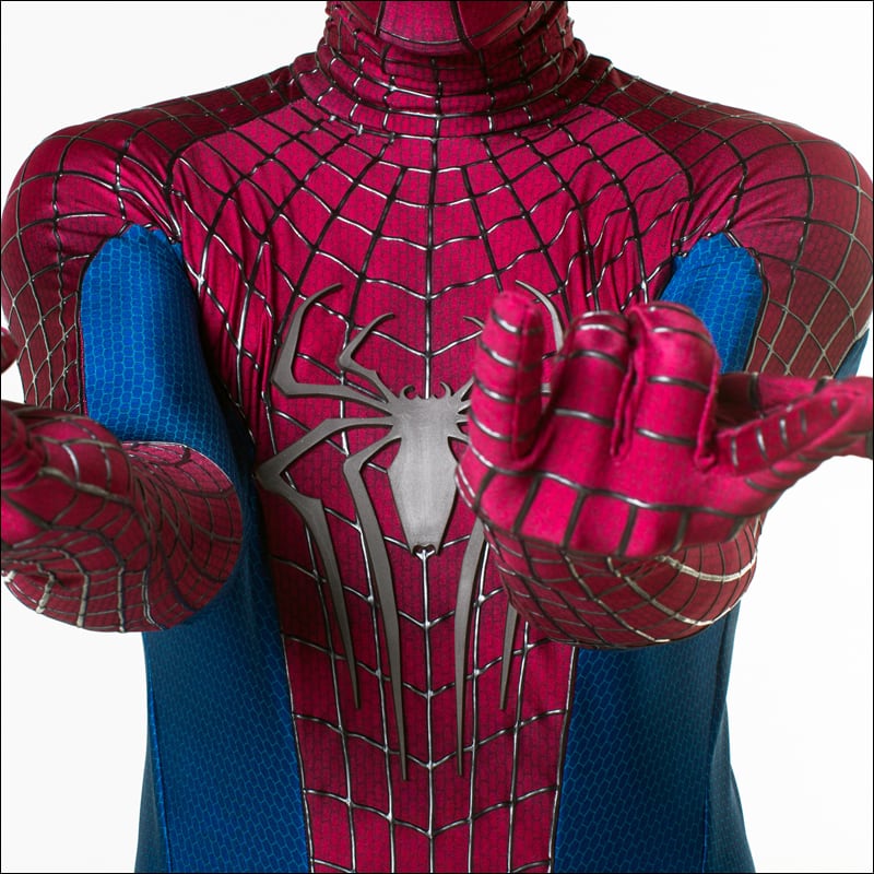 期間限定！最安値挑戦】 130 スパイダーマン コスプレ コスチューム 全身タイツ マスクセット 仮装