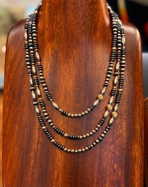 ブライト（Bright）ネックレス（Wave　Hematite）50cm